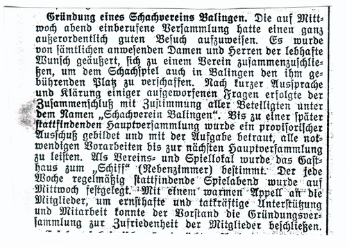 Am 22.04.1932 in der Ausgabe Nr. 93, war zu erfahren: